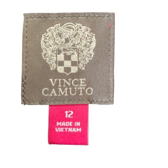 Vince Camuto Dress Women's Navy Floral Cap Sleeve  Knee Length Sz 12 - Picture 7 of 7